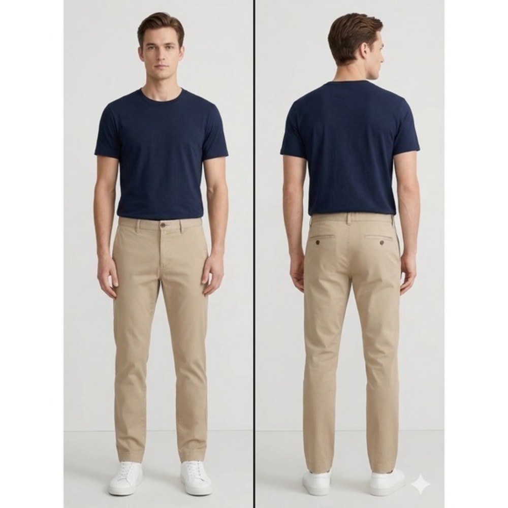 J.Crew Flex Slim Fit Chino Pants Mens 31x30 Khaki‎ Tan Stretch Cotton Casual